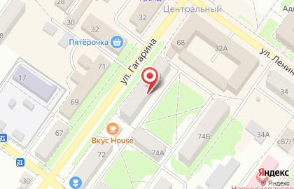 Ногтевая студия на улице Гагарина на карте