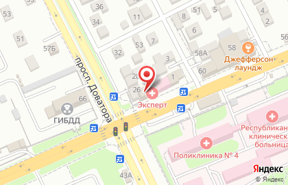 Медицинская компания Инвитро на улице Барбашова на карте