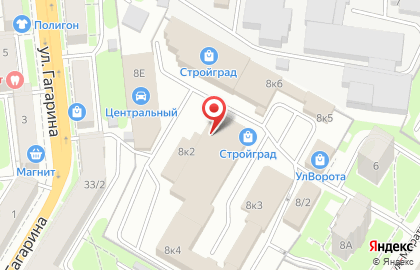 Торговая компания Гранитный Двор в Ленинском районе на карте