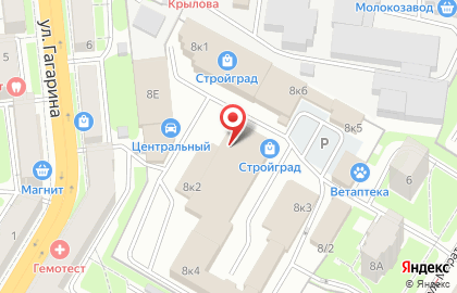Магазин Стеклодизайн в Ленинском районе на карте