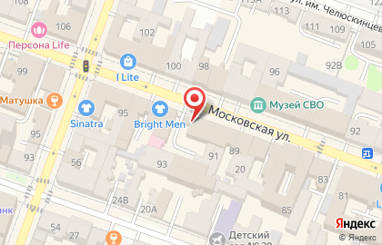 Кофейная станция Кофе Мопс на Московской улице на карте