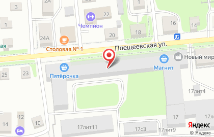 Супермаркет Пятёрочка в Переславль-Залесском на карте