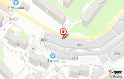 СТОАвто в Октябрьском районе на карте