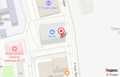 Гаражный кооператив в Москве на карте