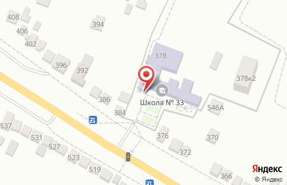Средняя общеобразовательная школа №33 на Сумской улице на карте