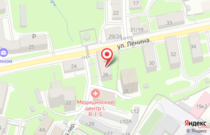 Геолог на улице Ленина на карте