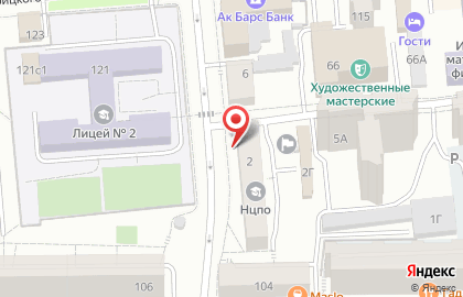 Ателье Комильфо в Центральном районе на карте