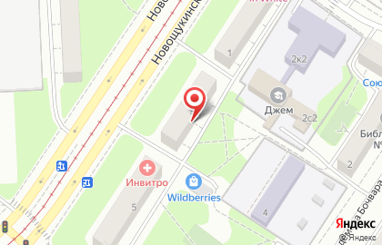 Ремонт ноутбуков Щукинская на Новощукинской улице на карте