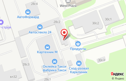 Автосервис в Москве на карте