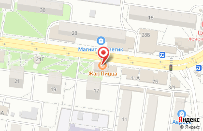 Ресторан быстрого обслуживания Жар-Пицца на улице Писателя Маршака на карте