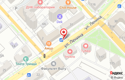 Виорд на улице Ленина на карте