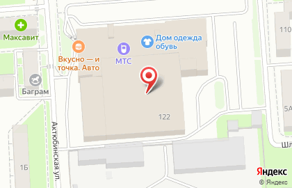 А5, Нижняя часть города на Московском шоссе на карте