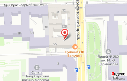 Кофейня Кофеварим на метро Балтийская на карте