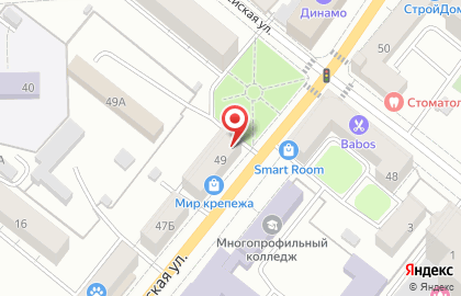 Цветочный №1 на Октябрьской улице на карте