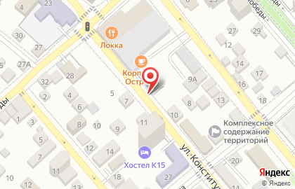 Хостел Modern на карте