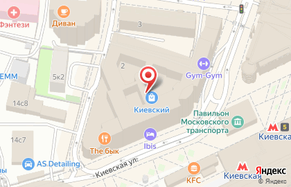 Федеральная сеть магазинов оптики Айкрафт на Киевской улице на карте