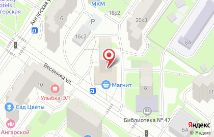 Клуб для детей, подростков и взрослых Парус на Весенней улице, 10 на карте