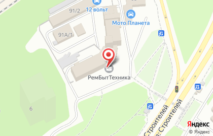Торгово-сервисный центр АБ-Ремсервис на проспекте Строителей на карте