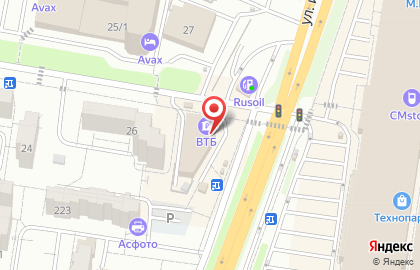 Банк ВТБ в Краснодаре на карте