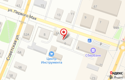 Микрокредитная компания Центрофинанс на улице Первого Мая на карте