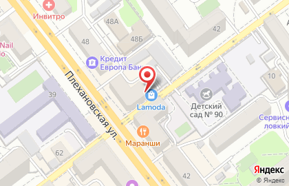 РиМ на Плехановской улице на карте