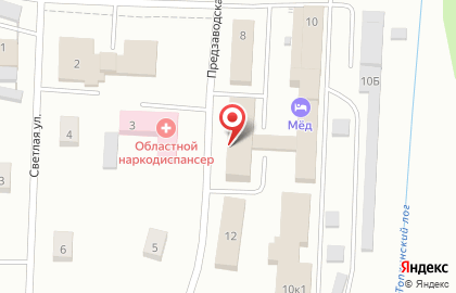 Оптовая фирма на Предзаводской улице на карте