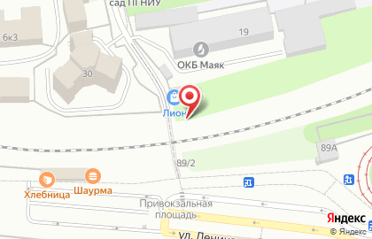 Киоск по продаже фруктов и овощей в Дзержинском районе на карте