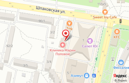 Многопрофильный медицинский центр Клиника Марии Поповой на карте