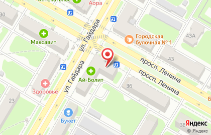 Кухонная студия Мария на проспекте Ленина на карте