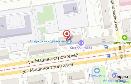 Автомат по продаже питьевой воды Природный стандарт в Орджоникидзевском районе на карте