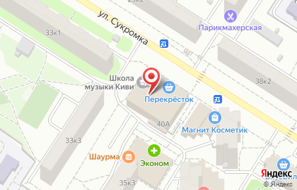 Химчистка Лисичка в Москве на карте