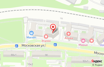 Строительная компания Заря на Московской улице на карте