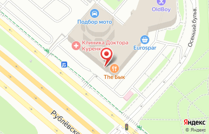 Центр тонировки Garage Style на Рублёвском шоссе на карте