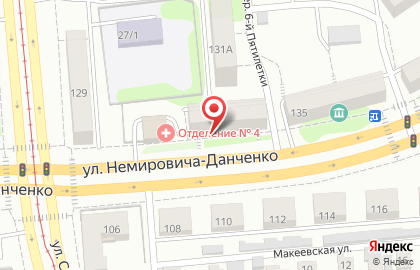 Аккумуляторный центр Клемма на улице Немировича-Данченко на карте