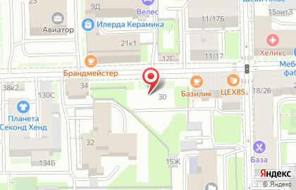 Парикмахерская в Московском районе на карте