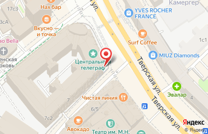 Стоматология Реставрация на Тверской улице на карте