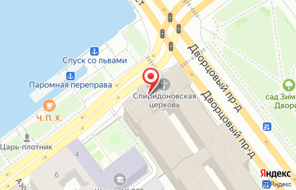 ВМПИ на Адмиралтейской набережной на карте