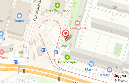 Киоск по продаже хлебобулочных изделий в Красноармейском районе на карте