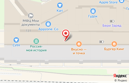 Книжный магазин Читай-город в ТЦ Гуд`Oк на карте