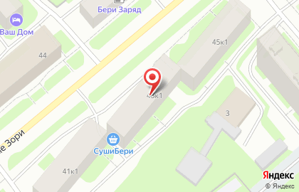 Магазин снаряжения Бриз на улице Полярные Зори на карте