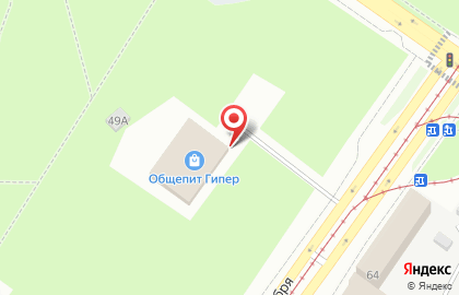 Торговый центр Общепит Гипер на карте