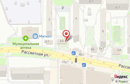 Сеть фирменных магазинов Новосибирская птицефабрика в Калининском районе на карте