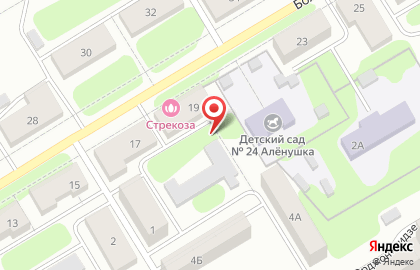 Душечка на Большевистской улице на карте
