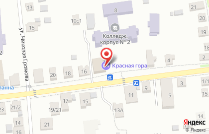 Бутик-отель Красная гора на карте