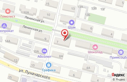Страховая компания Росгосстрах на Ленинской улице на карте