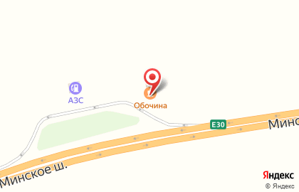 Кафе Обочина на карте