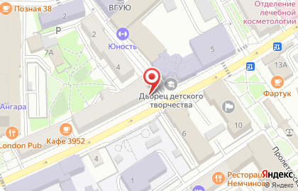 Салон красоты De Luxe в Правобережном округе на карте