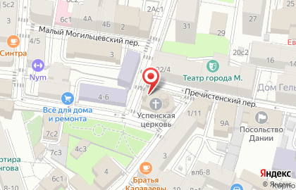 Храм Успения Пресвятой Богородицы на Могильцах на карте