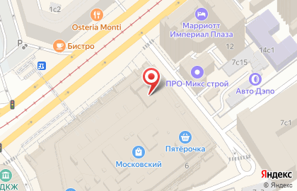 Магазин выпечки в Москве на карте