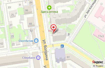 Супермаркет Дионис в Советском районе на карте